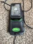 Scotts Sync S200 20V Charger W/ Lithium-ion Battery S12020 2.0AH. Fixed Price $47.24.