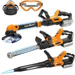 Kids Power Lawn Tool Set 3-IN-1 W/ Sounds & Lights Weed Wacker, Trimmer Blower. Fixed Price $59.99.