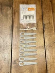 Stihl Polycut 2-2, 3-2 Trimmer Blades 8-PACK FSA45 4008-007-1000 Genuine Oem. Fixed Price $18.95.