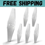 6PCS Metal Weed Eater Blades, Universal Fit Steel Cordless Grass Trimmer Replace. Fixed Price $8.50.