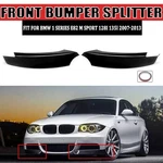 For Bmw E82 135I 128I Sport 2007-13 Gloss Black Front Splitter Corner Side Lip. Fixed Price $47.69.