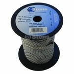 146-068 Stens Premium Quality 100' Solid Braid Starter Rope #6 3/16" Rotary 9345. Fixed Price $29.95.