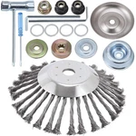 10" Rotary Steel Wire Brush Cutter Head For Stihl & Husqvarna Trimmers. Fixed Price $41.99.