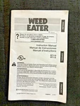 Weed Eater Instruction Manual For Models RT110 And RT112. Fixed Price $9.99.