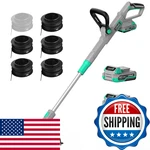 Litheli 20V 12 Inch Cordless String Trimmer/edger X 2.0AH Battery Powered. Fixed Price $130.27.
