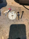 Oem Craftsman 316.798221 Grass Trimmer 31CC 17" Choke Plate & Lever. Fixed Price $11.66.