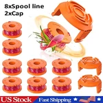 For Worx WG180,WG175,WG170,WG166,WG165,WG163,WG160,WG157 Trimmer Spool WA0010. Fixed Price $12.98.