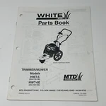 Mtd White Trimmer Lawn Mower Parts List Book Manual Schematics HWT-5 HWT-6E. Fixed Price $13.56.