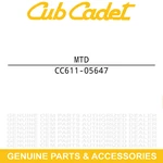 Mtd 611-05647 Lower Boom Craftsman WS430. Fixed Price $60.77.