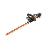 Worx 22" Cordless Hedge Trimmer, Electric With Dualaction Blad.... Fixed Price $82.74.