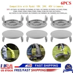 6PCS Trimmer Spool Cap Covers For Ryobi P2002-P2004 3411546-7G 18V Part Usa. Fixed Price $12.79.